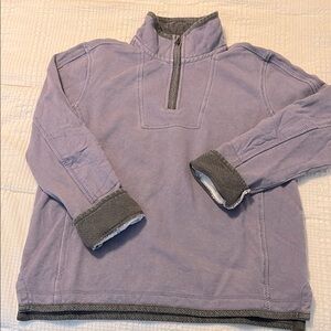 Purple Quarter-Zip Sweater